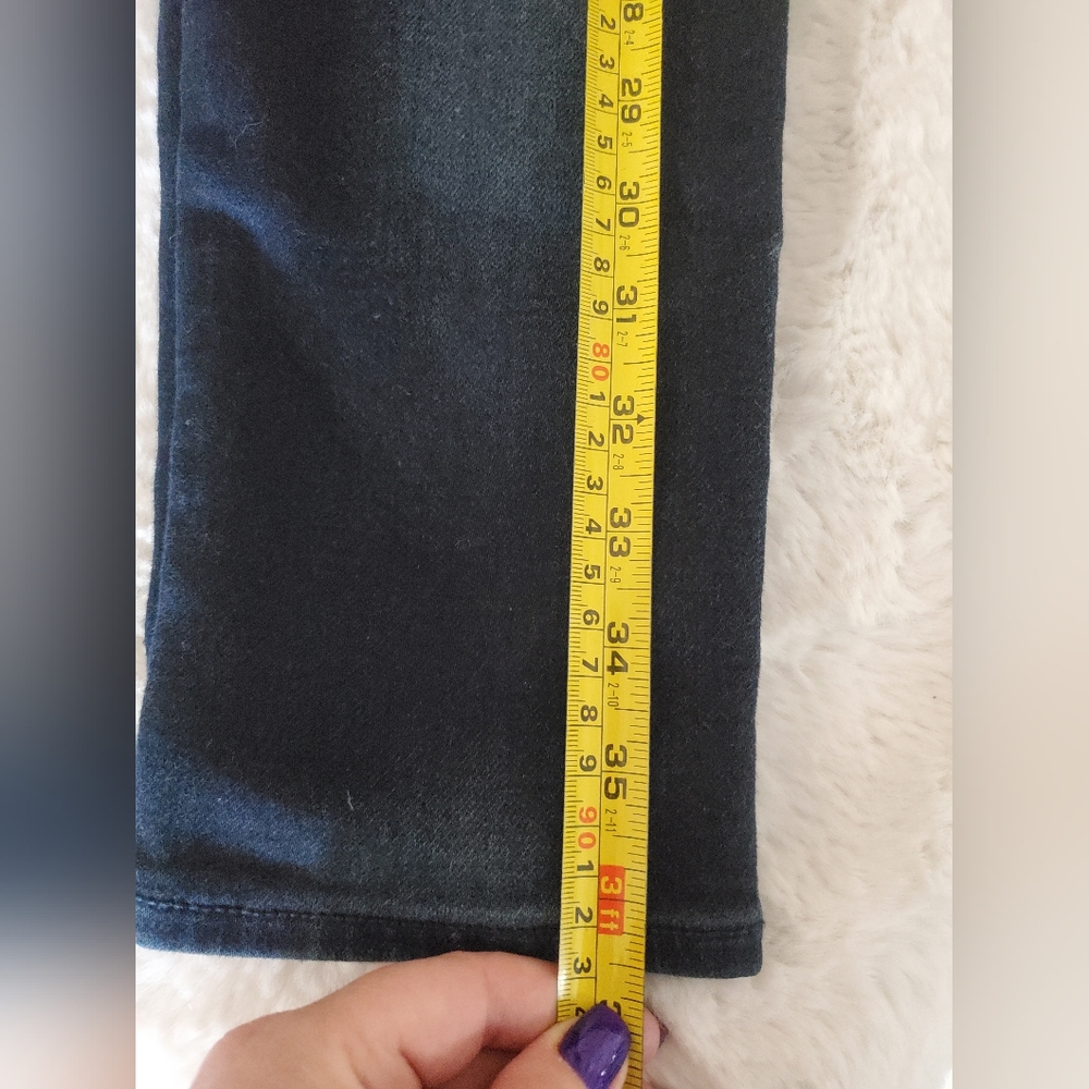 American Eagle outfitter jeggins size 12, dark blue, 86% cotton, super stretch - Picture 8 of 12